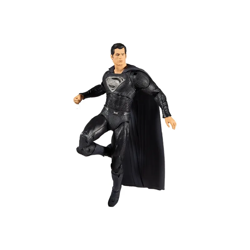 McFARLANE Superman Justice League The Flash 2021 Zack Snyder Director's Cut Black Suit 17cm Bonus Gifts-5