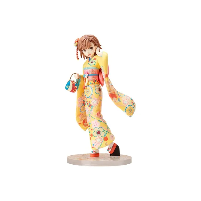FURYU Mikoto Misaka A Certain Scientific Railgun Akasaka Ver. 24cm With Base Bonus Gifts-0