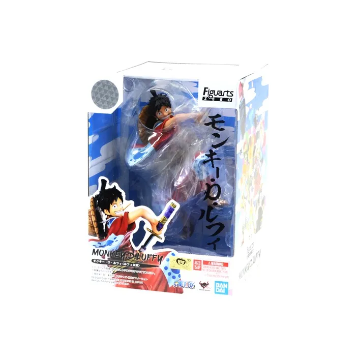 BANDAI Monkey D. Luffy Figuarts Zero  The Land Of Wa Arc Luffy Taro Scale Figures 14cm-1