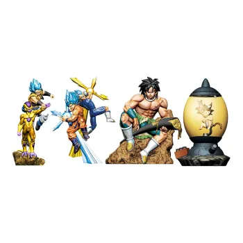 MegaHouse Dragon Ball Characters Dragon Ball Super Dracap Rebirth Super Power Chapter Full Box 4 Pack 6cm Scale Figures
