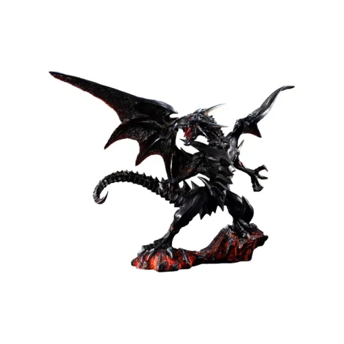 MegaHouse Yu Gi Oh! Character Artworks Yu Gi Oh! True Red Eyes Black Dragon Scale Figures 32.5cm