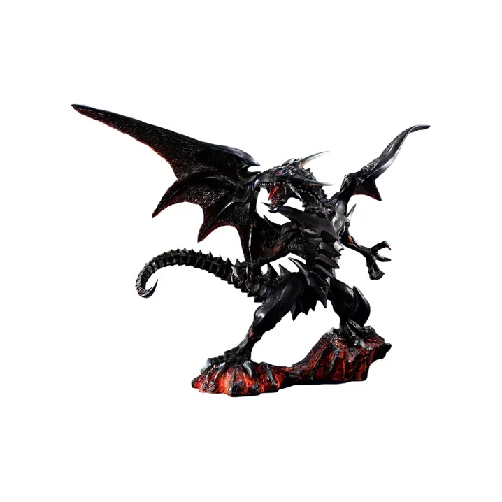 MegaHouse Yu Gi Oh! Character Artworks Yu Gi Oh! True Red Eyes Black Dragon Scale Figures 32.5cm-0