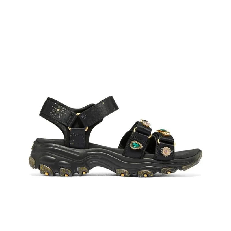 Skechers Premium Heritage D'Lites Gemtastic 'Black Gold' Women's-1