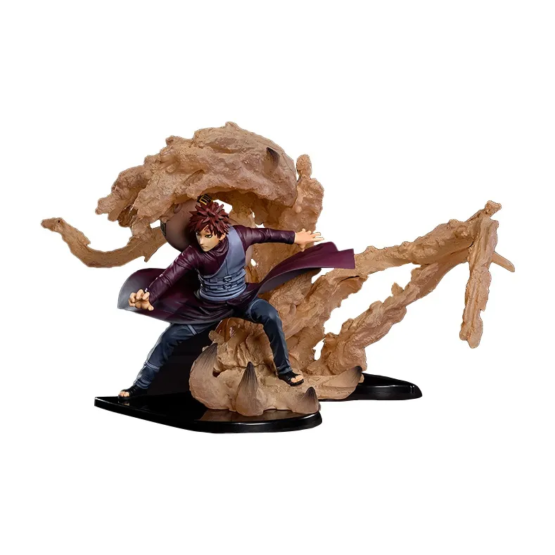 BANDAI Naruto Uzumaki Naruto Shippuden ZERO  Sasuke Gaara Scale Figures-2