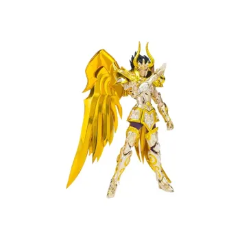 BANDAI Asura Bandai Saint Seiya Armor Of Mythology EX Sacred Armor Gold Soul God Goat Capricorn Scale Figures 18cm