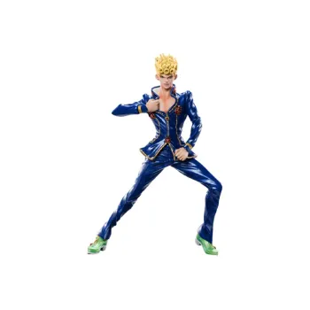 MEDICOS Giorno Giovanna Medicos JoJo's Wonder Adventure Wind Of Gold 17cm Dark Blue Scale Figures