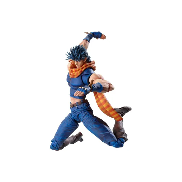 Medicos Super Action Statue Jojo'S Bizarre Adventure Part 2 Battle Tendency Joseph Joestar Chozokado Figure Blue-2