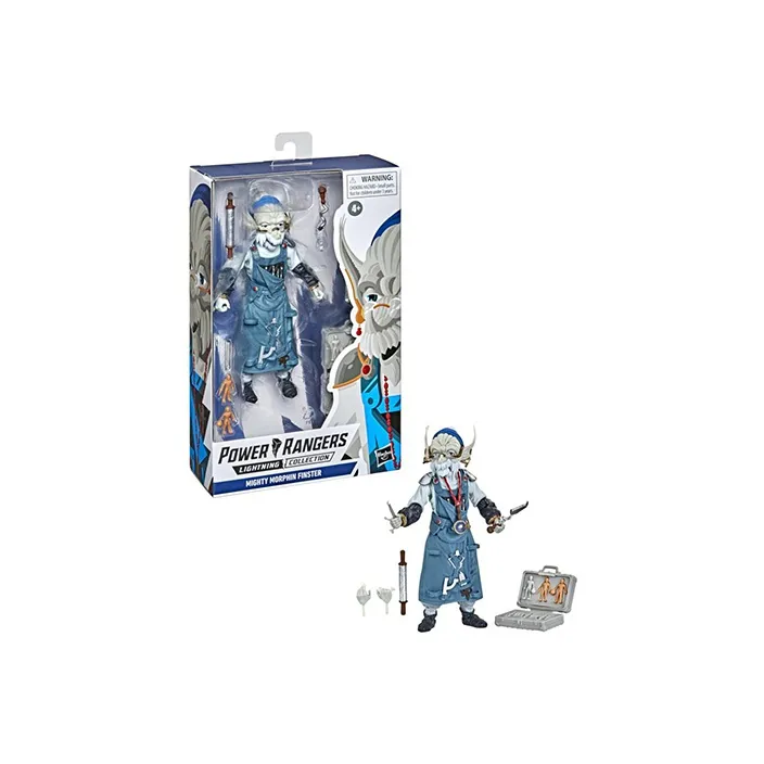 Hasbro Power Rangers Super Hero Squad, Dino Squad, Fintech Scale Figures-6