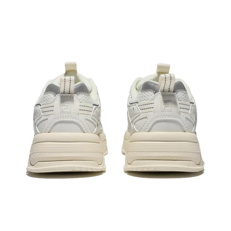 FILA Fire Cracker Cushioning, Slip Resistant, And Abrasion Resistant Low Top Casual Shoes Unisex Ecru-3