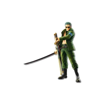 BANPRESTO Roronoa Zoro Glass Factory Ichiban Kuji One Piece Military Grade B Reward Zoro Scale Figures