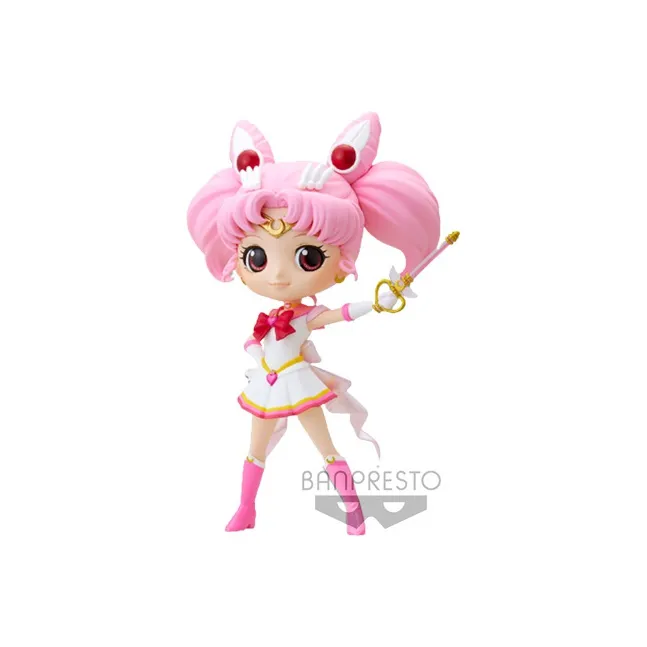 BANPRESTO Qposket Collection, Sailor Moon, Super Sailor Moon, Moonlight Kaleidoscope Staff Ver. Chibi Figures-1