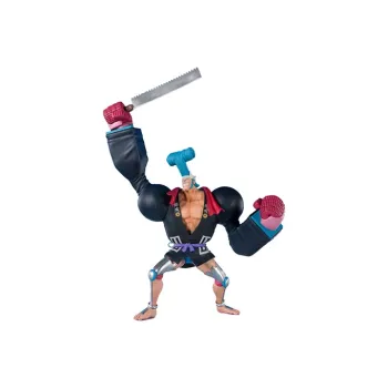 BANDAI Figuarts Zero One Piece Franky Franosuke Action Figure Navy