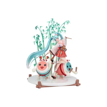 BANDAI Hatsune Miku Namco Vocaloid Taiko Drum Figure 30cm Scale Figures