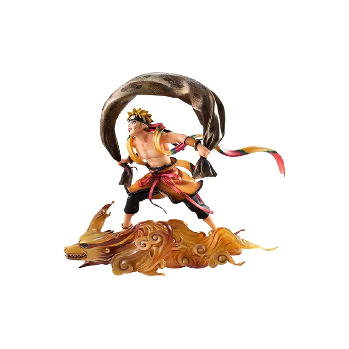 MegaHouse Naruto Uzumaki G.e.m. Remix Naruto Shippuden Ninetales Whirlpool Naruto Uzumaki Wind God 18cm Scale Figures-2