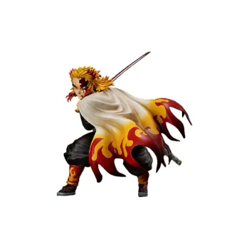 FREEing Kyojuro Rengoku B Style Demon Slayer  Kimetsu No Yaiba 42cm Scale Figures