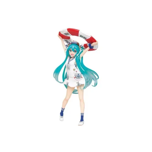 TAITO Hatsune Miku Original Summer Version Sailor Color Bonus Gifts 18cm