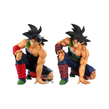BANDAI Bardock Bandai Glass Factory Dragon Ball BWFC3 Styling King Battle Damaged Combination Figure 17cm Bonus Gifts