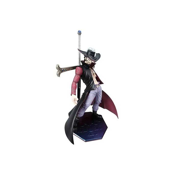 MegaHouse Jorakol Mihawk P.o.p One Piece Neo Hawkeye Mihawk Scale Figures 22cm-2