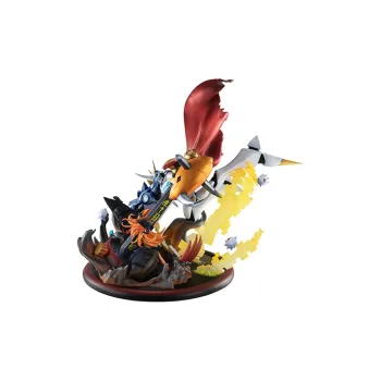 MegaHouse Omnimon Digimon Our War Game Vs. Diaboromon Scale Figures