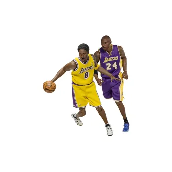 ENTERBAY Nba Collection Kobe Bryant La Lakers 1/6 Scale Real Masterpiece Action Figure Set