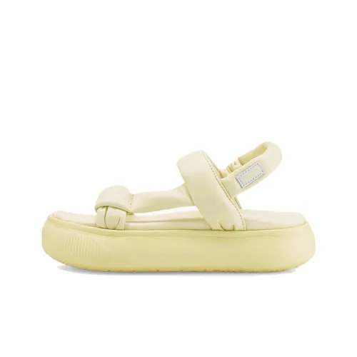 PUMA Suede Mayu Summer Sandal Yellow Anise Flower Women's