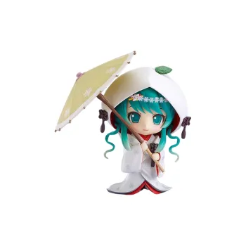 GSC Hatsune Miku No.303 Snowy Sound White Edition Nendoroid Chibi Figures 10cm