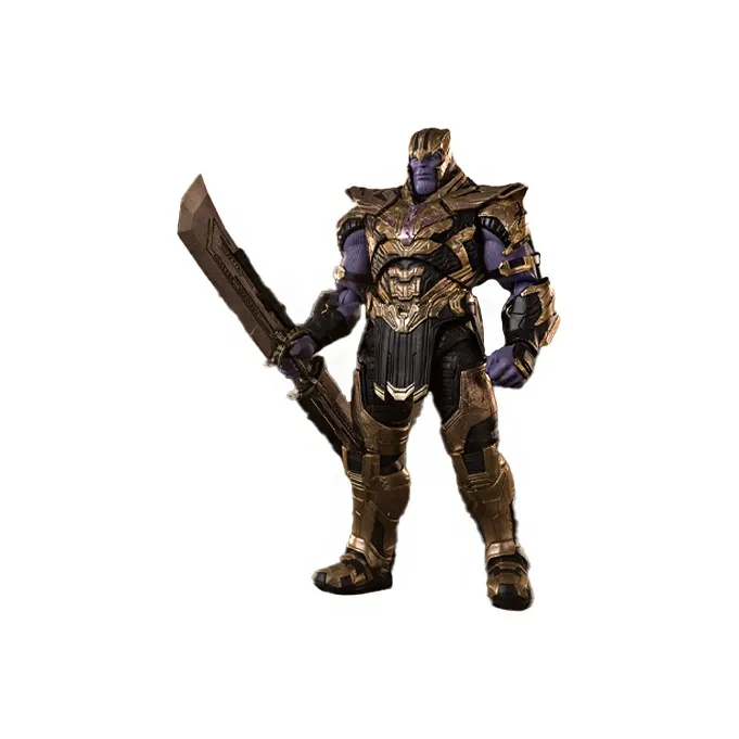 BANDAI S.H.Figuarts Avengers Endgame Thanos Final Battle Edition Action Figure Gold-0