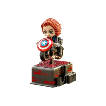 Hot Toys Electric Rocking Car Collection Black Widow Csrd024 The Avengers 2 Chibi Figures 13.5cm