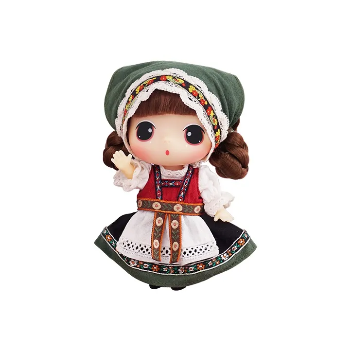 Ddung Winter Camellia Eastern European Style Pana Doll 18cm Ball Jointed Dolls-1