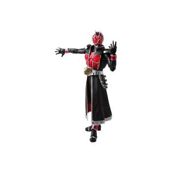 BANDAI Kamen Rider Wizard Bandai SHF True Sculpture Kamen Rider Wizard Flame Shape Master Of Magic Scale Figures