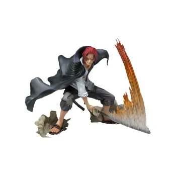 BANDAI Shanks Bandai, One Piece Figuarts Zero Four Emperors Red Haired, Battle Edition Scale Figures