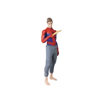 Medicom Toy Spider Man MAFEX Parallel Universe Peter Parker Scale Figures 16cm