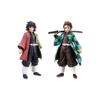 BANPRESTO Tanjiro Kamado Glass Factory Demon Slayer  Kimetsu No Yaiba Kamado Tanjiro & Tomioka Yūjiro Scale Figures