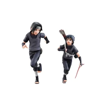 MegaHouse Sasuke Uchiha G.e.m. Naruto The Path Of The Wind Itachi Uchiha & Scale Figures 15cm
