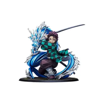 Aniple Tanjiro Kamado Demon Slayer  Kimetsu No Yaiba Full Concentration Multicolor Scale Figures 18.7cm