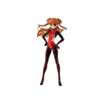BANDAI Asuka Langley Soryu Banpresto Glass Factory, Ichiban Kuji Eva B Reward, Bonus Gift 22cm Scale Figures