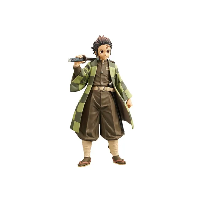 BANPRESTO Glass Factory Demon Slayer  Kimetsu No Yaiba Obi Second Style Tanjiro Kamado Bonus Gifts 15cm-0