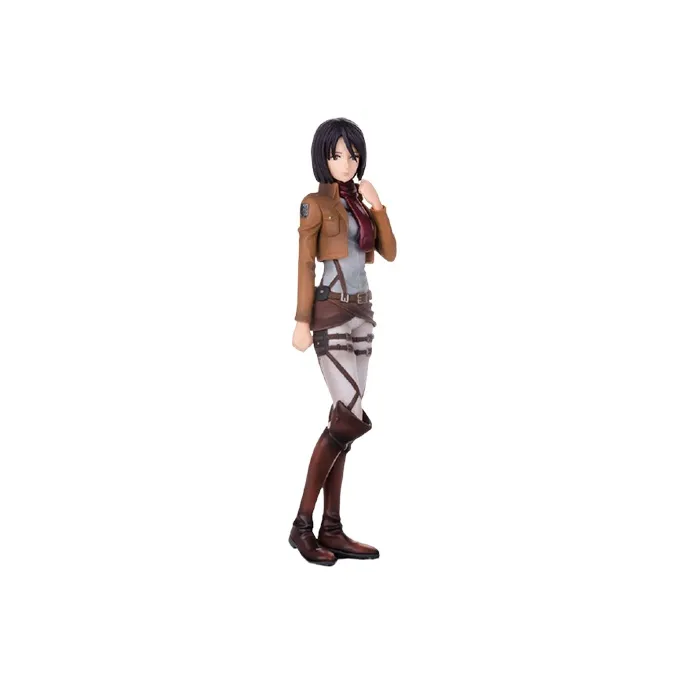 BANPRESTO Glass Factory Attack On Titan Mikasa Ackerman 17cm Bonus Gifts-0