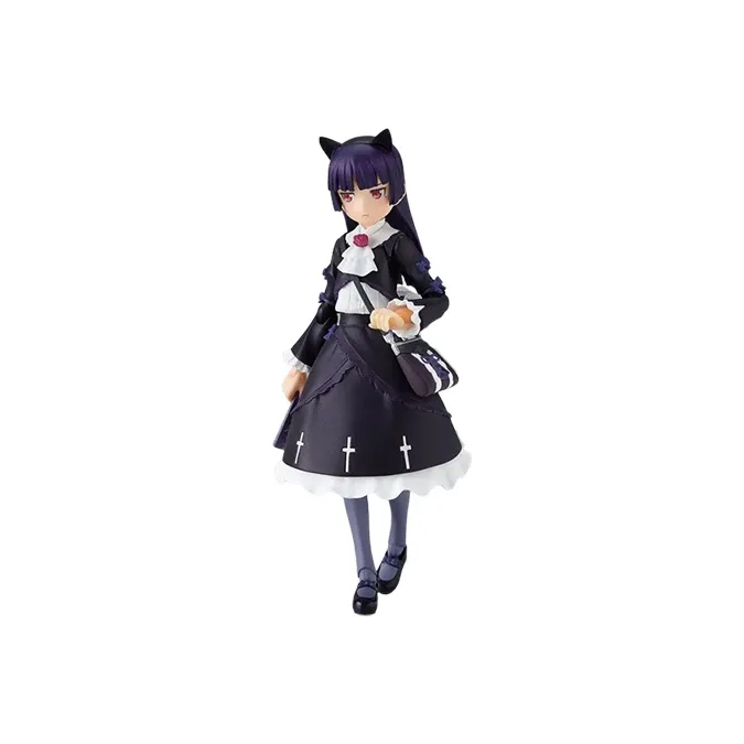 MAX Factory Figma#101 My Sister Is Impossible To Be This Cute Five Colored Glaze Black Cat Action Figures 12.5cm-0