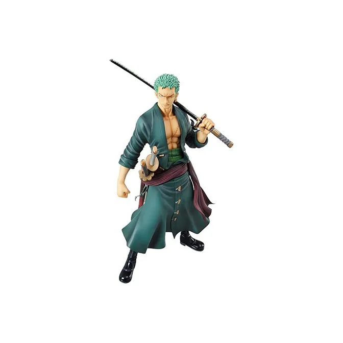 MegaHouse Roronoa Zoro Pop One Piece Sailing Again Zoro Scale Figures 23cm-1