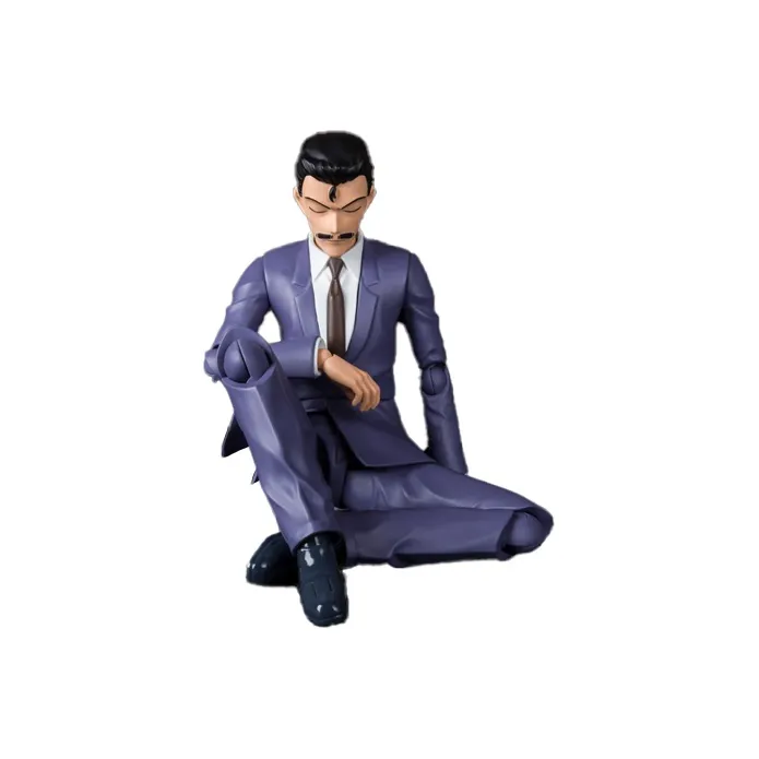 BANDAI Kogoro Mouri Bandai SHF Detective Conan Case Closed Action Figure Scale Figures-2