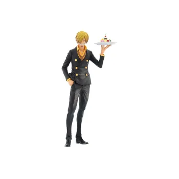 BANPRESTO One Piece Grandista The Grandline Men Vinsmoke Sanji Figure Black