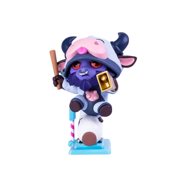 LEAGUE OF LEGENDS Alistar The Minotaur LOL League Of Legends Maista Ochre Bell Cow 12.5cm Chibi Figures-0