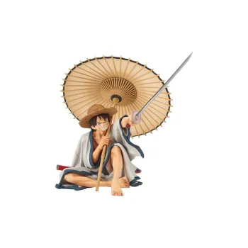 BANPRESTO Monkey D. Luffy BWFC Styling King Top Arena 2 Umbrella Warrior Scale Figures