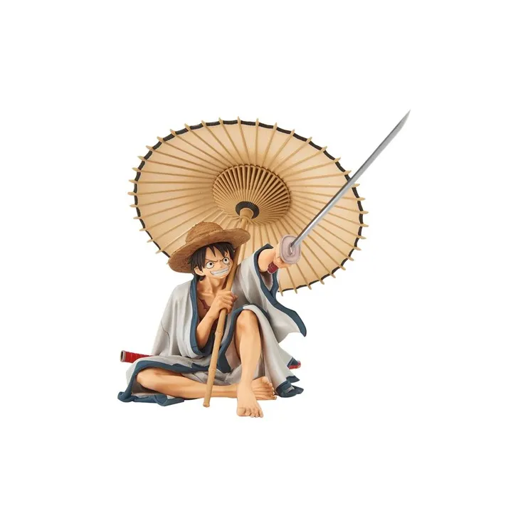 BANPRESTO Monkey D. Luffy BWFC Styling King Top Arena 2 Umbrella Warrior Scale Figures-0