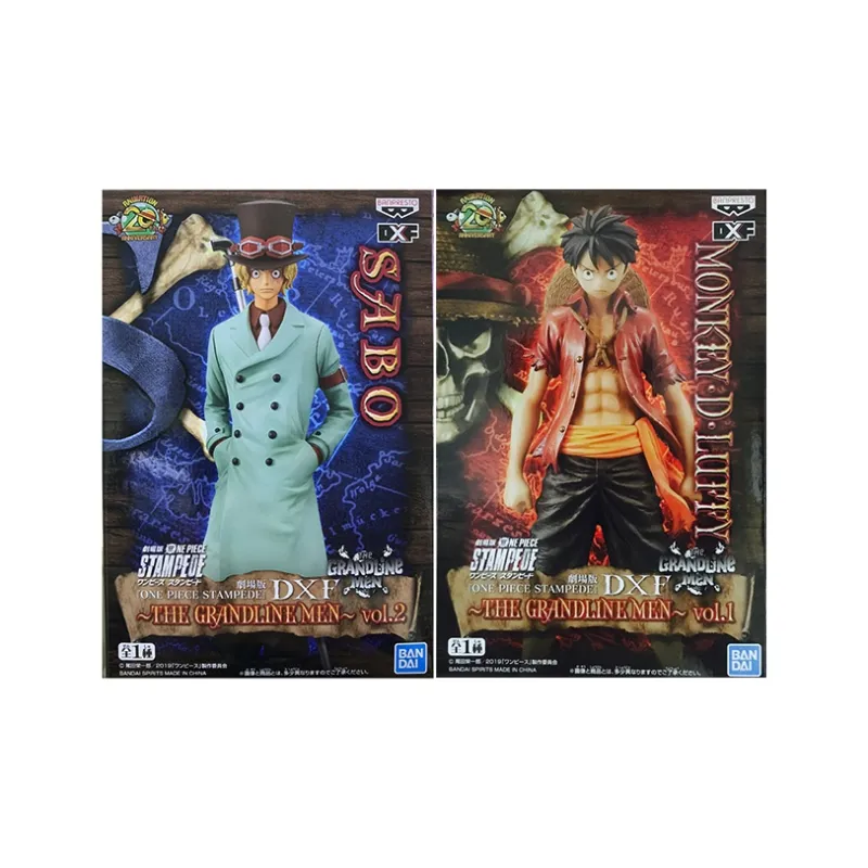BANPRESTO Sabo Glass Factory One Piece DXF Theater Edition Men Of The Great Journey Luffy & Scale Figures-4