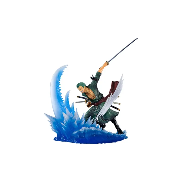BANDAI Roronoa Zoro Bandai Figurarts Zero One Piece One Piece Zoro Scale Figures 19cm-0
