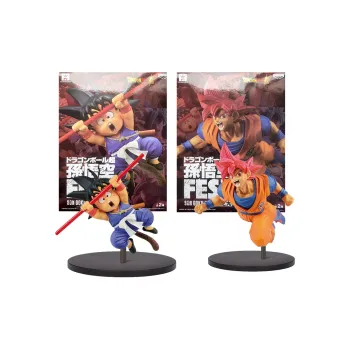 BANPRESTO Sun Wukong Glasses Factory Dragon Ball Super FES Ninth Edition Bonus Gift Scale Figures Medium