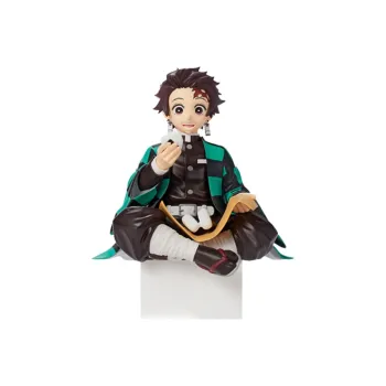 SEGA Tanjiro Kamado Sega Demon Slayer  Kimetsu No Yaiba Sitting Posture Eating Onigiri Noodle Stopper Bonus Gifts