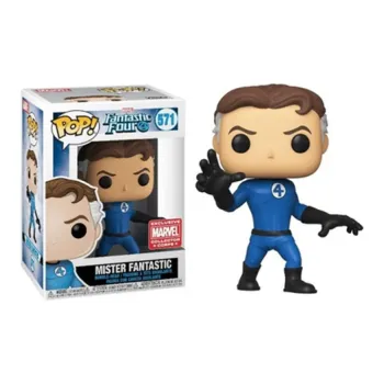 Funko Pop! Marvel Fantastic Four Mister Fantastic Collector Corps Exclusive Figure #571